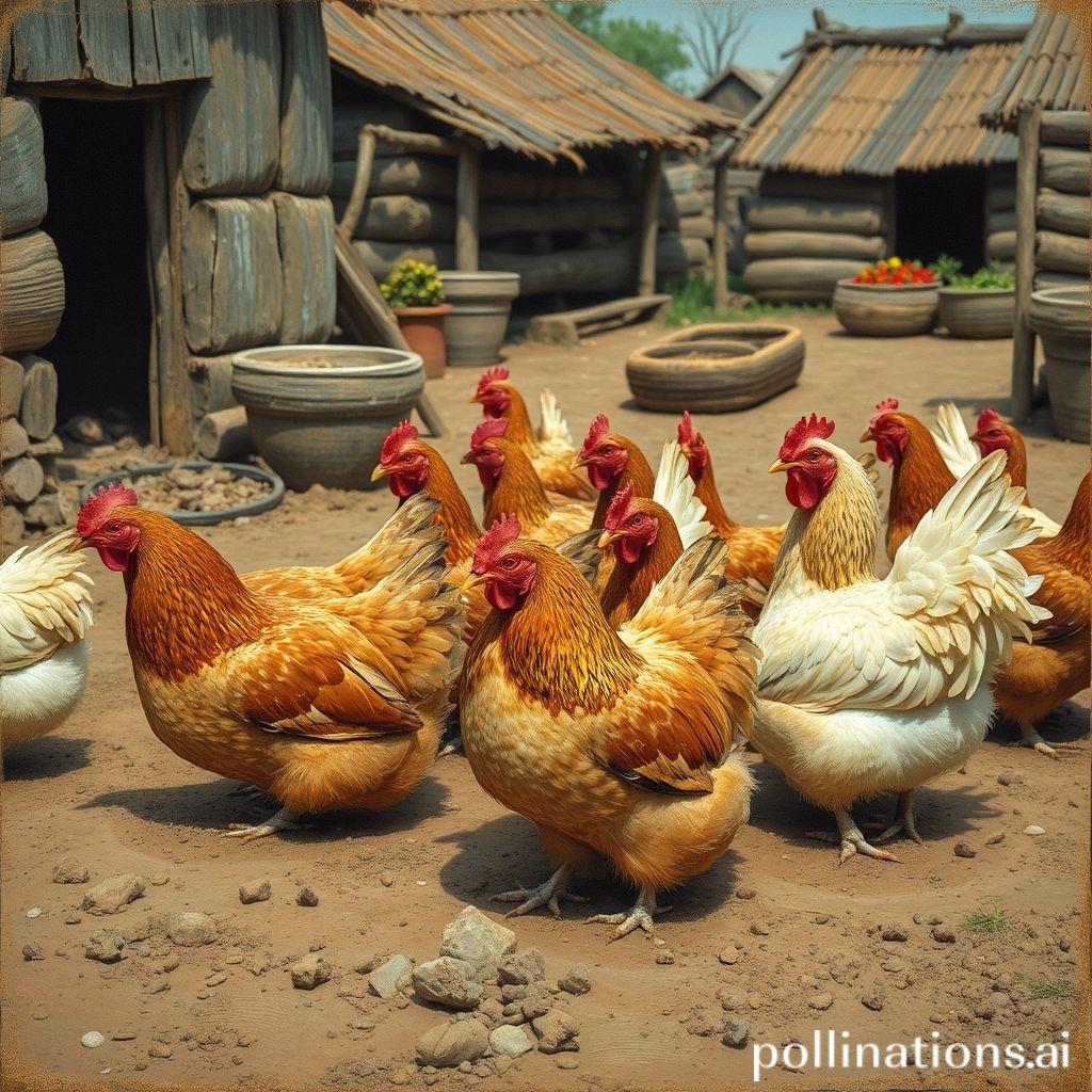 why do chickens bury themselves in dirt